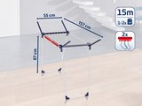 Сушилка для белья напольная Leifheit Pegasus 150 Slim, 15м 81570