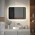 Зеркало с окантовкой Defesto Aura 100x70, LED подсветка, сенсорный выключатель, нейтральный белый свет DF 2969SH