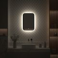 Зеркало с окантовкой Defesto Aura 40x60, LED подсветка, сенсорный выключатель, нейтральный белый свет DF 2962S