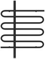Полотенцесушитель электрический Сунержа Эпатаж 3.0, 800х600, МЭМ левый, матовый чёрный 31-5850-8060