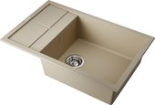 Кухонная мойка Omoikiri Sumi 78-LB-CH, с крылом, оборачиваемая, Tetogranit, шампань 4993726