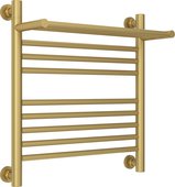 Полотенцесушитель водяной Сунержа Богема+ с полкой 500x500, золото матовое 032-0223-5050