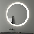 Зеркало Evoform Ledshine d100, с подсветкой, нейтральный белый свет, сенсорный выключатель BY 2627