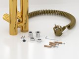 Полотенцесушитель электрический Сунержа Нюанс 4.0 1500х85 правый, Золото 03-0881-1553