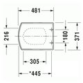 Сиденье для унитаза Duravit Caro, с крышкой, SoftClose 0065690094