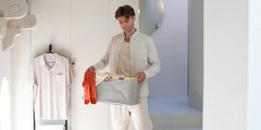 Складная корзина для белья Brabantia, 40л, серый 118180