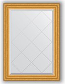 Зеркало Evoform Exclusive-G 620x850 с гравировкой, в багетной раме 67мм, состаренное золото BY 4087