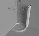 Карниз для поддона Aquatek 1/4 круга, 1000x1000, полированная нержавеющая сталь KARN-0000048