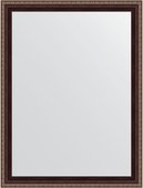 Зеркало Evoform Definite 630x830 в багетной раме 50мм, махагон с орнаментом BY 3644