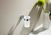 Стакан с держателем Aquatek Классик настенный, хром AQ4527CR