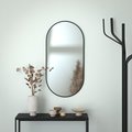 Зеркало овальное Evoform Colora 500x1000, с чёрной окантовкой BY 0464
