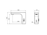 Смеситель для раковины Aquatek Лира электронный, хром AQ5410CR