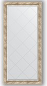 Зеркало Evoform Exclusive-G 730x1550 с фацетом и гравировкой, в багетной раме 70мм, прованс с плетением BY 4263