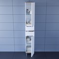 Шкаф-пенал Санта Лондон 300x1900x300, напольный, белый 524008