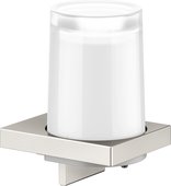 Дозатор для жидкого мыла Keuco Edition 11 настенный, 180мл, хрустальный стакан, шлифованный никель 11152 059000