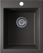 Кухонная мойка Omoikiri Omishima 41 SG Matt Natceramic, врезной монтаж, stone grey матовый 4997549