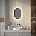 Зеркало с окантовкой Defesto Aura 40x60, LED подсветка, без выключателя, тёплый белый свет DF 2931
