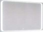 Зеркало Jorno Modul 120, с подсветкой, белый Mоl.02.120/W