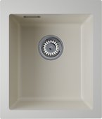 Кухонная мойка Omoikiri Omishima 41-U CR Matt Natceramic, подстольный монтаж, cream матовый 4997569