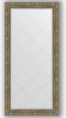 Зеркало Evoform Exclusive-G 750x1570 с гравировкой, в багетной раме 85мм, виньетка античная латунь BY 4274