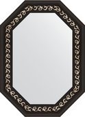 Зеркало Evoform Polygon 540x740 в багетной раме 81мм, черный ардеко BY 7137