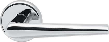 Ручка дверная Colombo Robotre, с круглой розеткой d50, хром CD91RSB cromo