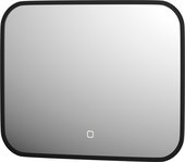Зеркало с окантовкой Defesto Aura 50x40, LED подсветка, сенсорный выключатель, тёплый белый свет DF 2971SH