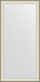Зеркало Evoform Definite 78x158, в багетной раме, белая кожа с хромом 78мм BY 7635