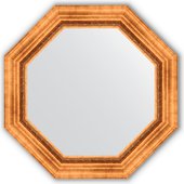 Зеркало Evoform Octagon 666x666 в багетной раме 88мм, римское золото BY 3785