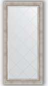 Зеркало Evoform Exclusive-G 760x1580 с гравировкой, в багетной раме 88мм, римское серебро BY 4276
