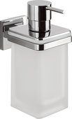 Дозатор для жидкого мыла Colombo Basic Q настенный, стекло, хром B9337