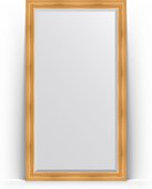 Зеркало Evoform Exclusive Floor 1140x2040 пристенное напольное, с фацетом, в багетной раме 99мм, травлёное золото BY 6167