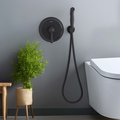 Смеситель с гигиеническим душем Aquatek Классик, чёрный матовый AQ1519MB