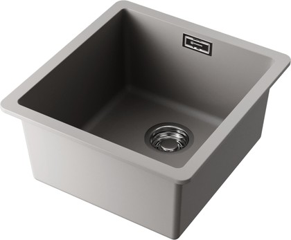 Кухонная мойка Omoikiri Kata 40-U-GR, Artgranit, серый 4993397
