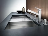 Смеситель кухонный с выдвижным изливом, нержавеющая сталь зеркальной полировки Blanco Quadris-S 514607