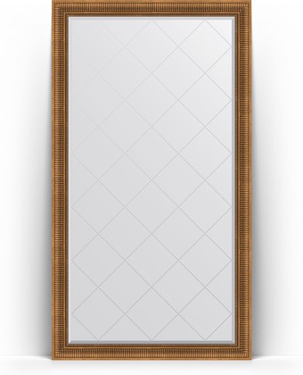 Зеркало Evoform Exclusive-G Floor 1120x2020 пристенное напольное, с гравировкой, в багетной раме 93мм, бронзовый акведук BY 6362