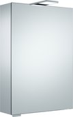 Зеркальный шкаф Keuco Royal 15, 50x72см, с подсветкой, петли слева, алюминий серебристый 14401 171201