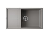 Кухонная мойка Omoikiri Sumi 86A-GR, с крылом, Artceramic, leningrad grey 4997106
