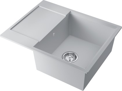 Кухонная мойка Omoikiri Daisen-65 WH с крылом, Artgranit, белый 4997523