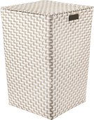 Корзина для белья Kleine Wolke Double Laundry Box 35x35x55см, белый, бежевый 8406202860
