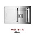 Кухонная мойка Omoikiri Mizu 78-1-R, чаша справа, матовая сталь 4993003