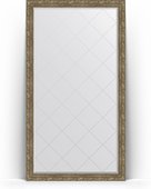 Зеркало Evoform Exclusive-G Floor 1100x2000 пристенное напольное, с гравировкой, в багетной раме 85мм, виньетка античная латунь BY 6355
