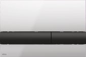 Кнопка управления Alca Basic M1712-8, панель: хром матовый, клавиши: чёрный