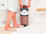 Мусорный бак с педалью Brabantia NewIcon 5л, светло-коричневый 233982
