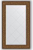 Зеркало Evoform Exclusive-G 800x1350 с гравировкой, в багетной раме 109мм, виньетка состаренная бронза BY 4255