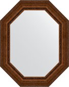 Зеркало Evoform Polygon 820x1020 в багетной раме 120мм, состаренная бронза с орнаментом BY 7268