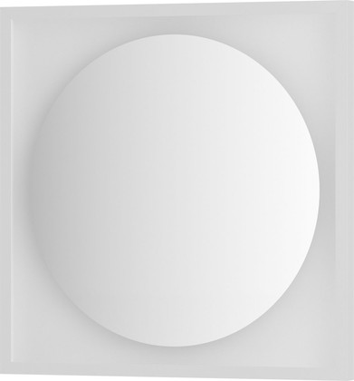 Зеркало Defesto Eclipse 60x60, LED нейтральный свет, без выключателя, белая рама DF 2226