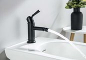 Смеситель для биде Aquatek Классик, чёрный матовый AQ1518MB