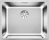 Кухонная мойка Blanco Solis 500-IF, с отводной арматурой, полированная сталь 526123