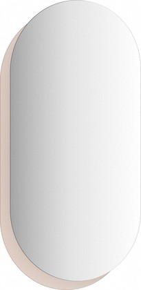 Зеркало овальное Evoform Double 650x1240, на стеклянном основании, бронза BY 0303